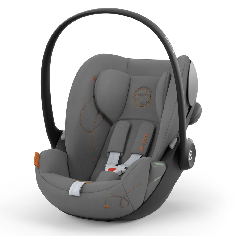Cybex Cloud G i-Size - автокрісло для немовля i-Size (автолюлька), легке, розкладається до лежачого положення, дихаюча тканина Air Mesh (40 - 87 см) • Lava Grey (Comfort)