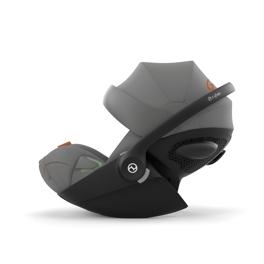 Cybex Cloud G i-Size - автокрісло для немовля i-Size (автолюлька), легке, розкладається до лежачого положення, дихаюча тканина Air Mesh (40 - 87 см) • Lava Grey (Comfort)