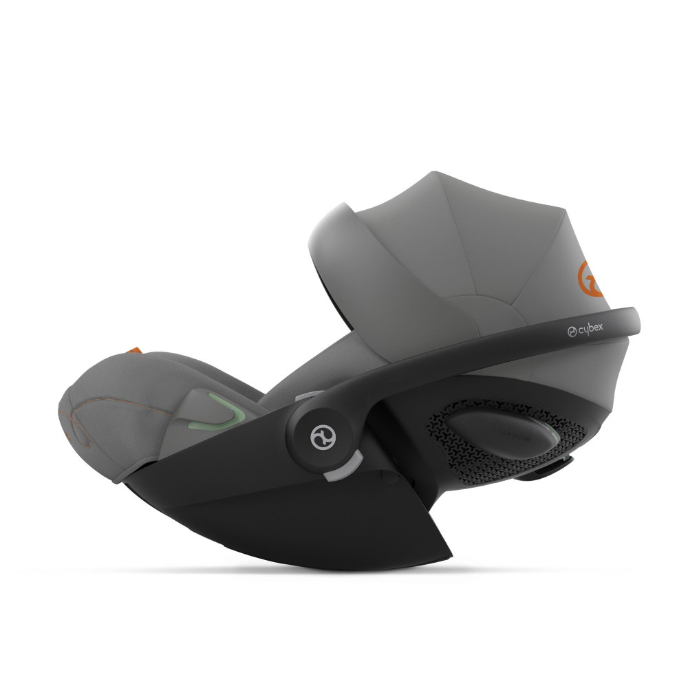 Cybex Cloud G i-Size - автокрісло для немовля i-Size (автолюлька), легке, розкладається до лежачого положення, дихаюча тканина Air Mesh (40 - 87 см) • Lava Grey (Comfort)