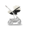 Cybex Cloud G i-Size - автокрісло для немовля i-Size (автолюлька), легке, розкладається до лежачого положення, дихаюча тканина Air Mesh (40 - 87 см) • Seashell Beige (Plus)
