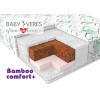 Baby Veres Bamboo Comfort+ - детский матрас с разной жесткостью сторон (бамбуковое волокно, кокосовая койра, elastic foam) • 120x60x10 см