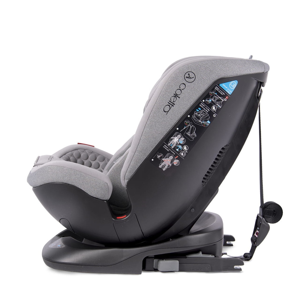 Coletto Logos Isofix - поворотное автокресло от рождения до 12 лет • Grey
