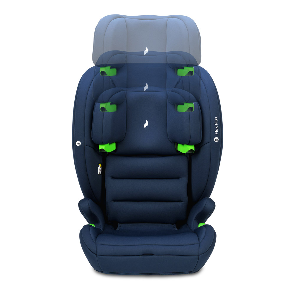 Osann Flux Plus i-Size - детское автокресло (от 15 месяцев до 12 лет / 76 - 150 см) • Navy Melange