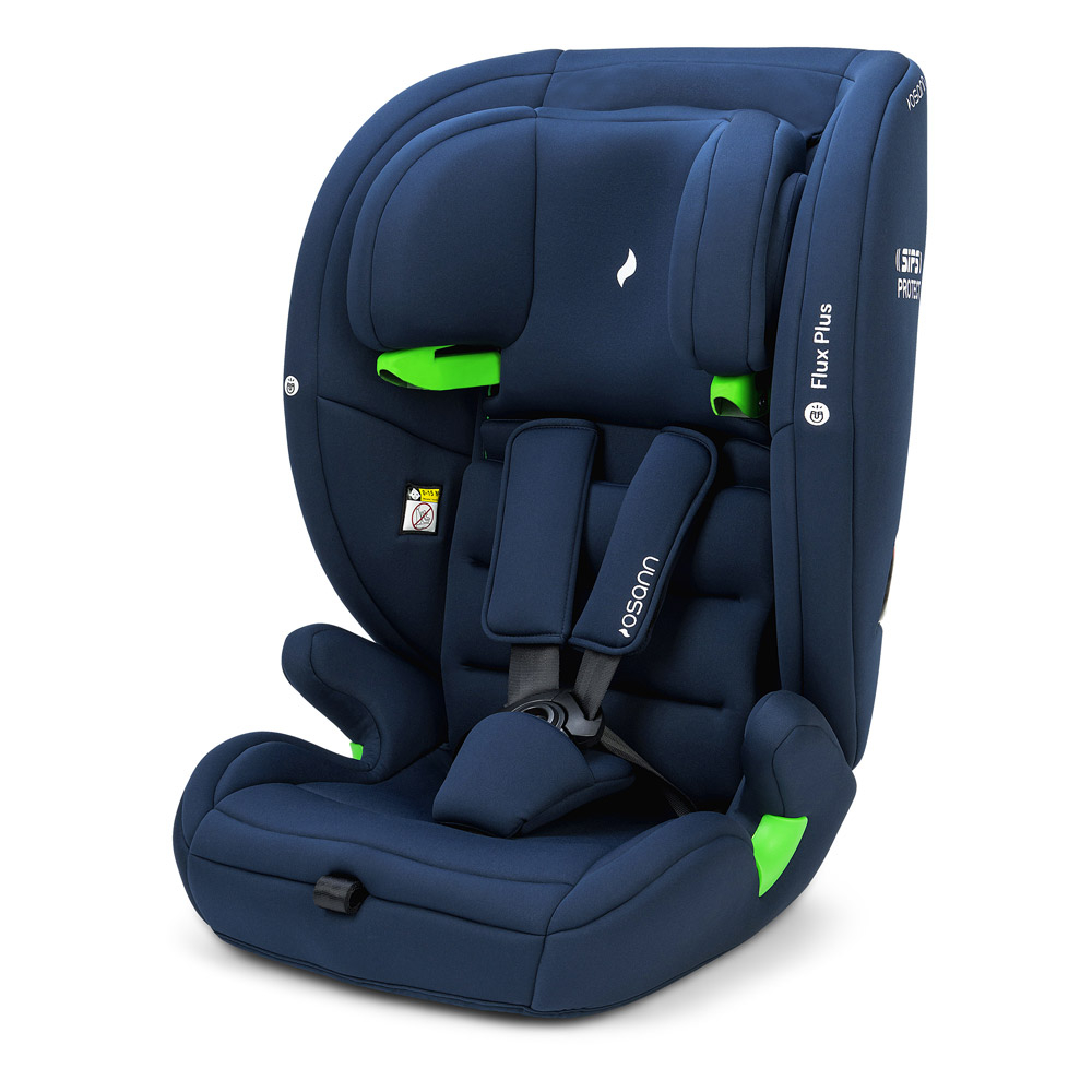 Osann Flux Plus i-Size - детское автокресло (от 15 месяцев до 12 лет / 76 - 150 см) • Navy Melange