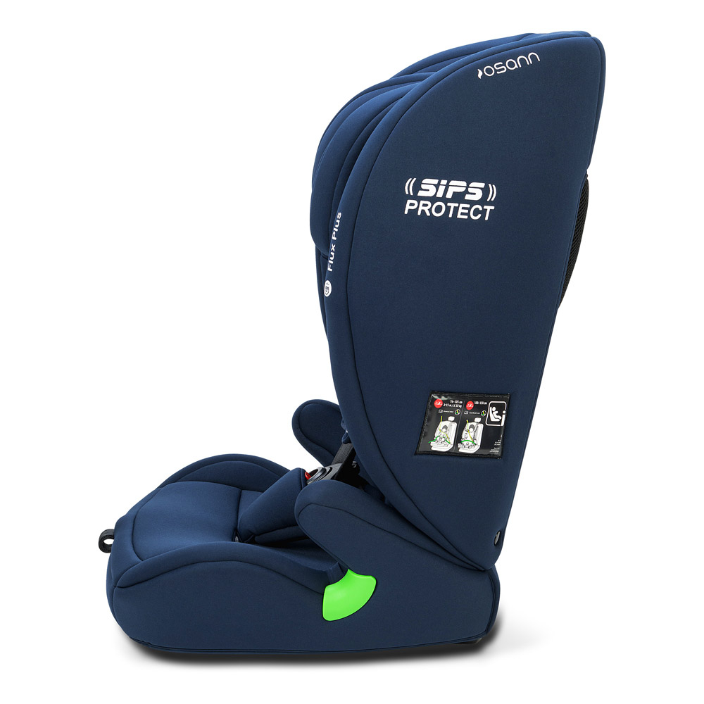 Osann Flux Plus i-Size - детское автокресло (от 15 месяцев до 12 лет / 76 - 150 см) • Navy Melange