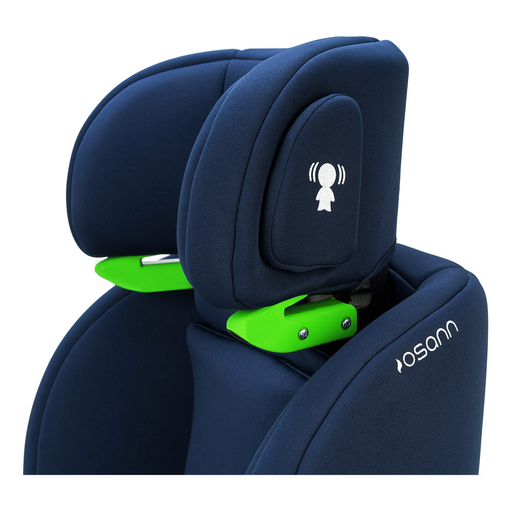 Osann Flux Plus i-Size - детское автокресло (от 15 месяцев до 12 лет / 76 - 150 см) • Navy Melange