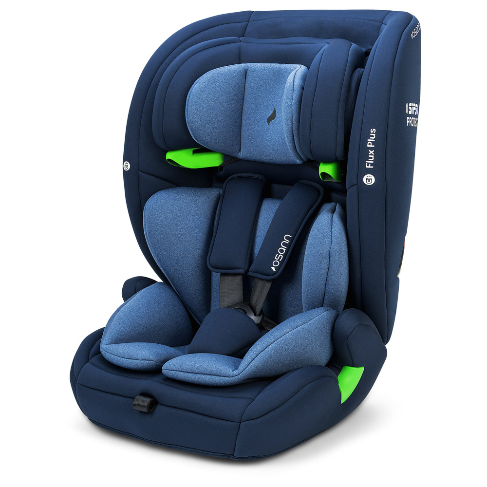 Osann Flux Plus i-Size - детское автокресло (от 15 месяцев до 12 лет / 76 - 150 см) • Navy Melange