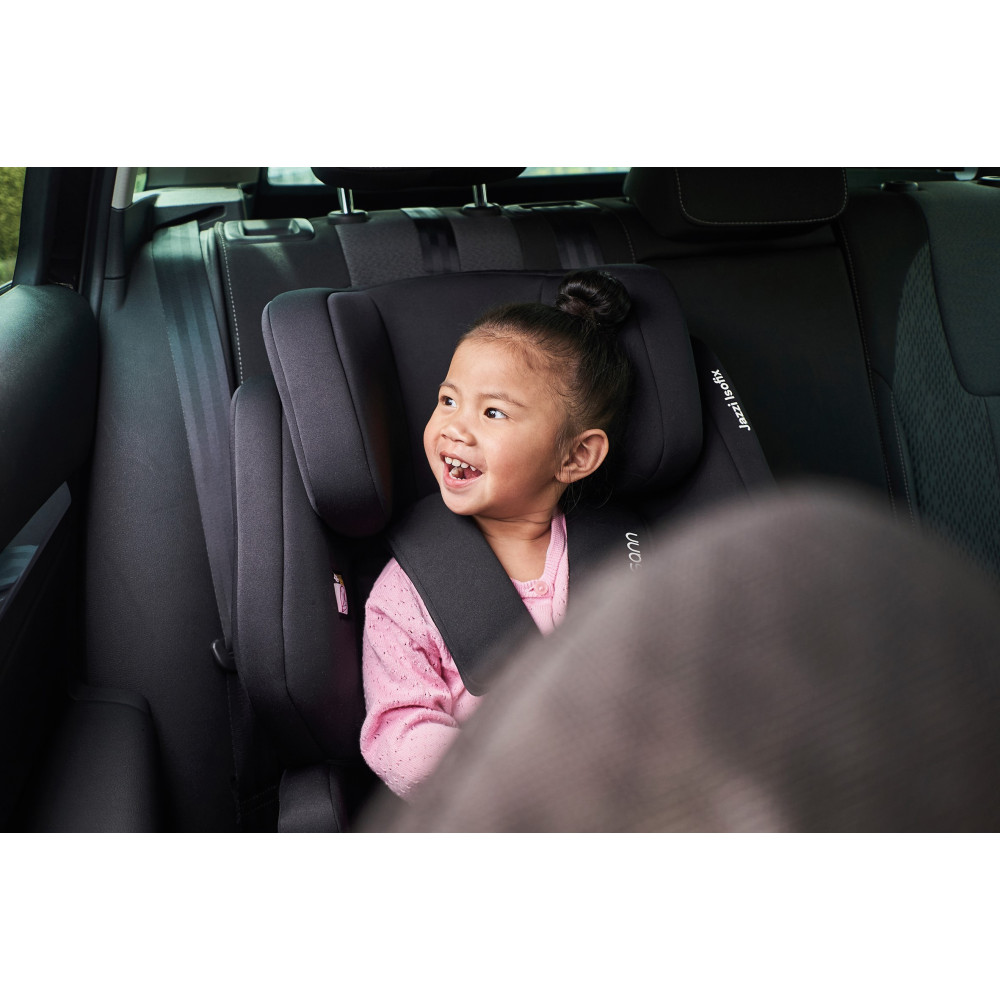 Osann Jazzi Isofix i-Size - дитяче автокрісло (від 9 місяців до 12 років / 76 - 150 см), система кріплення ISOFIX та Top-Tether • Black Osann Jazzi Isofix i-Size - дитяче автокрісло (від 9 місяців до 12 років / 76 - 150 см), система кріплення ISOFIX та Top-Tether • Black