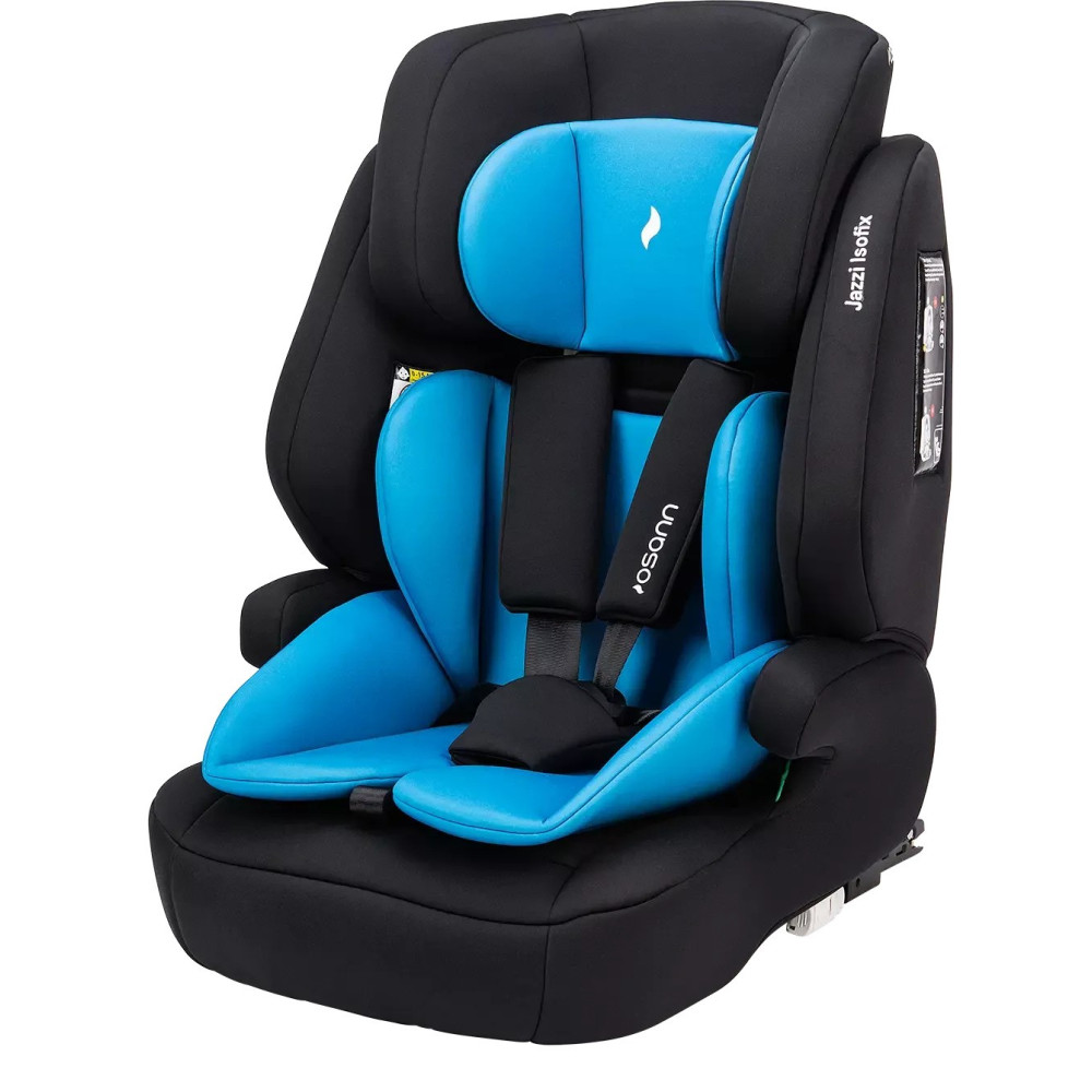 Osann Jazzi Isofix i-Size - дитяче автокрісло (від 9 місяців до 12 років / 76 - 150 см), система кріплення ISOFIX та Top-Tether • Ocean