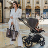 Espiro Miloo Way - прогулянкова коляска для бездоріжжя, реверсивний прогулянковий блок, регулюється висота капюшону, швидке складання • 117 Cashmere Gray