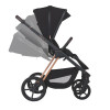 Espiro Miloo Way - прогулянкова коляска для бездоріжжя, реверсивний прогулянковий блок, регулюється висота капюшону, швидке складання • 117 Cashmere Gray