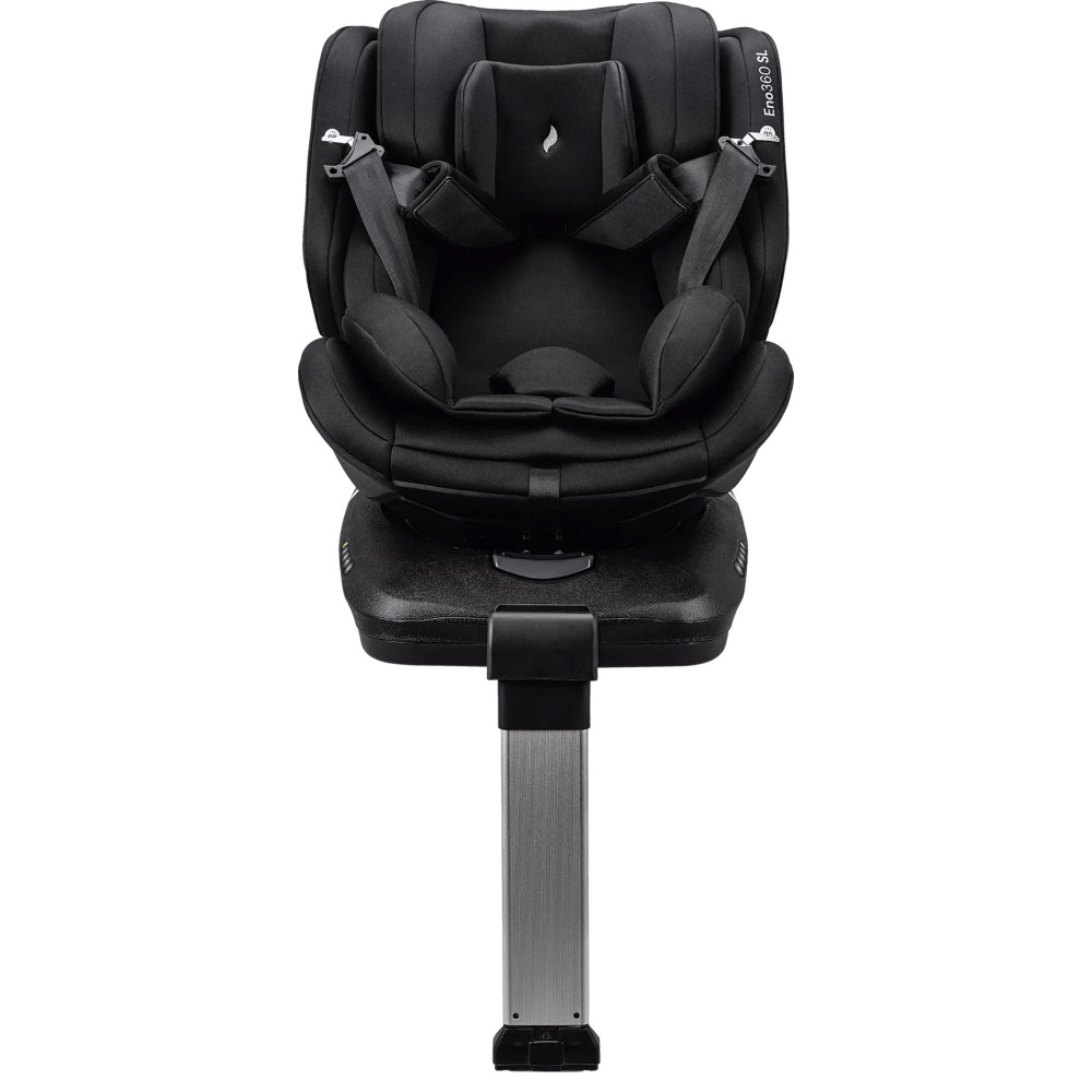 Osann Eno360 SL i-Size - автокресло для детей (от 0 до 12 лет / 40 - 150 см), поворотное (360), крепление ISOFIX с упором в пол • All Black