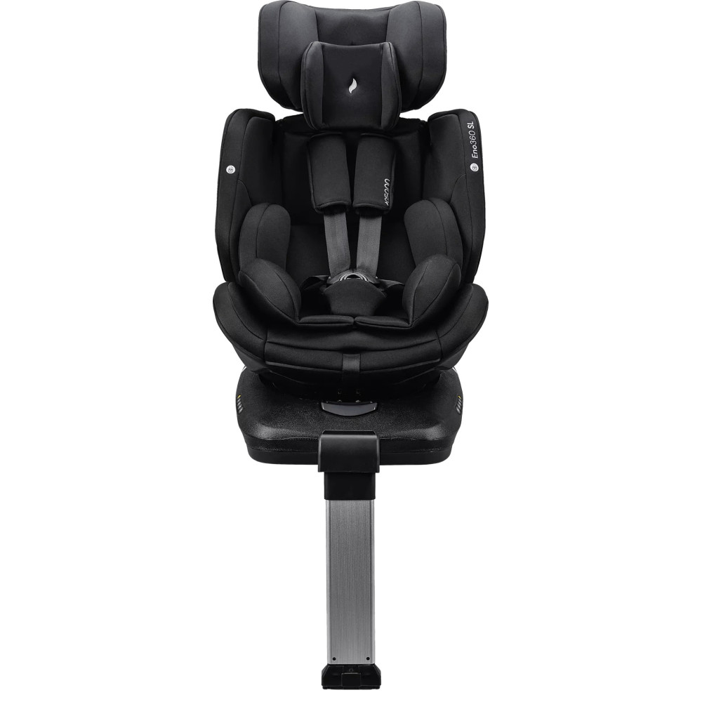 Osann Eno360 SL i-Size - автокресло для детей (от 0 до 12 лет / 40 - 150 см), поворотное (360), крепление ISOFIX с упором в пол • All Black