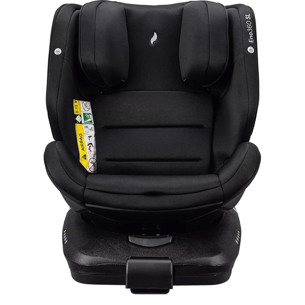 Osann Eno360 SL i-Size - автокресло для детей (от 0 до 12 лет / 40 - 150 см), поворотное (360), крепление ISOFIX с упором в пол • All Black
