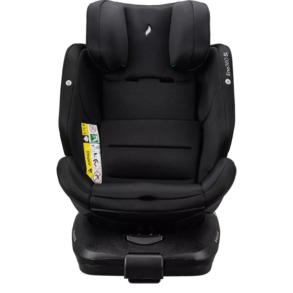 Osann Eno360 SL i-Size - автокресло для детей (от 0 до 12 лет / 40 - 150 см), поворотное (360), крепление ISOFIX с упором в пол • All Black