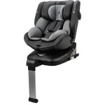 Osann Eno360 SL i-Size - автокресло для детей (от 0 до 12 лет / 40 - 150 см), поворотное (360), крепление ISOFIX с упором в пол • Dark Grey Melange