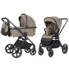 Carrello Ultimo CRL-6518 - детская коляска 2в1, коляска с люлькой, регулировка высоты люльки и прогулочного блока, всесезонная коляска • Pearl Beige