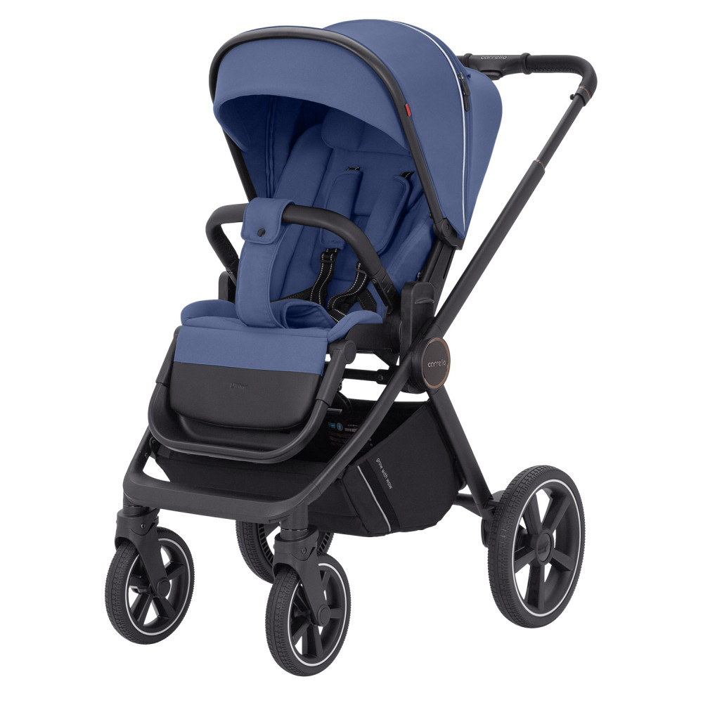 Carrello Ultimo CRL-6518 - дитяча коляска 2в1, коляска з люлькою, регулювання висоти люльки та прогулянкового блоку, всесезонний візок • Arctic Blue