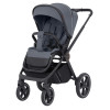 Carrello Ultimo CRL-6518 - дитяча коляска 2в1, коляска з люлькою, регулювання висоти люльки та прогулянкового блоку, всесезонний візок • Cool Grey