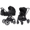 Carrello Ultimo CRL-6518 - детская коляска 2в1, коляска с люлькой, регулировка высоты люльки и прогулочного блока, всесезонная коляска • Sable Black