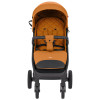 Carrello Bravo Air NF 2024 CRL-5512 - прогулочная коляска, всесезонная коляска с надувными резиновыми колесами • Amber Orange