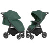 Carrello Bravo Air NF 2024 CRL-5512 - прогулянкова коляска, всесезонний візок з надувними гумовими колесами • Spring Green