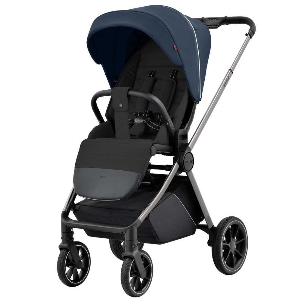 Carrello Ultra BF CRL-5525 - прогулочная коляска с реверсивным блоком (сиденье устанавливается лицом к маме), регулируется высота капюшона, компактно складывается • Horizon Blue