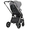 Carrello Ultra BF CRL-5525 - прогулянкова коляска з реверсивним блоком (сидіння встановлюється обличчям до мами), регулюється висота капюшону, компактно складається • Silk Grey