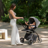 Carrello Ultra BF CRL-5525 - прогулочная коляска с реверсивным блоком (сиденье устанавливается лицом к маме), регулируется высота капюшона, компактно складывается • Vanilla Beige