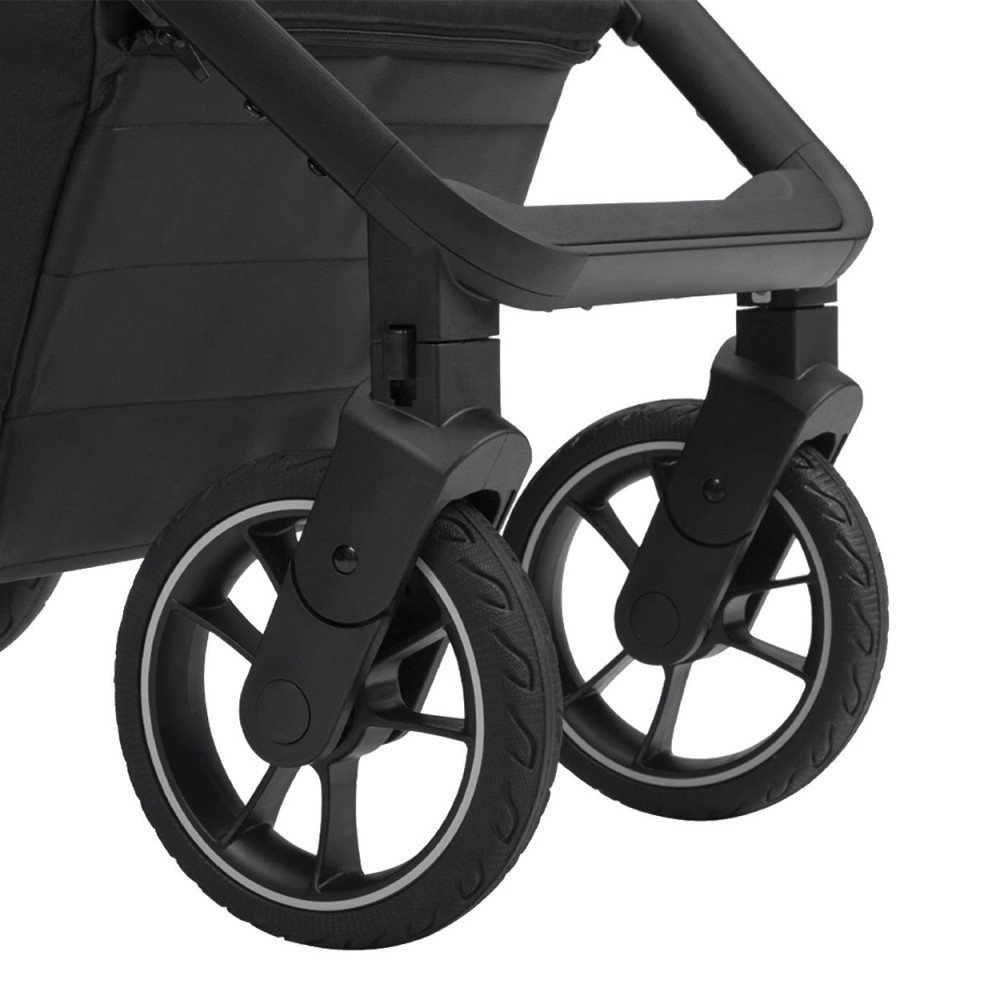 Carrello Alfa BF CRL-5508 - прогулянкова коляска з реверсивним блоком (сидіння встановлюється обличчям до мами), регулюється висота капюшону • Midnight Black