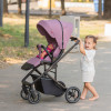 Carrello Alfa BF CRL-5508 - прогулянкова коляска з реверсивним блоком (сидіння встановлюється обличчям до мами), регулюється висота капюшону • Midnight Black