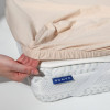 Простыня Sleepset для матраса Sonto 120x60 см, бежевый