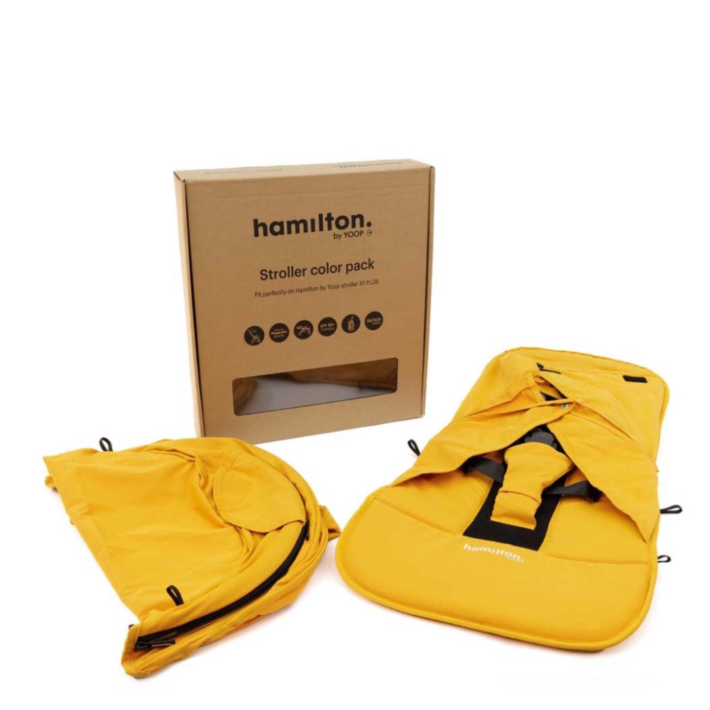 Набор текстиля к коляске Hamilton by Yoop X1 Plus/S1 Plus, Coral Orange