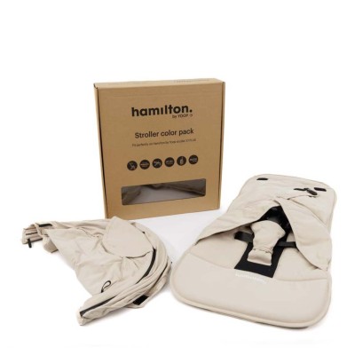 Набір текстилю до коляски Hamilton by Yoop X1 Plus, Cream White