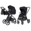 Carrello Omega Plus CRL-6545/1 - дитяча коляска 3в1 з автокріслом для новонародженого (0-13 кг, 40-87 см) • Cosmo Black
