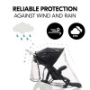 Hauck Pushchair Raincover - дождевик для трехколесной коляски • Black