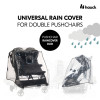  Hauck Pushchair Raincover - дождевик для двухместной коляски • Black