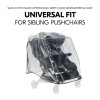  Hauck Pushchair Raincover - дождевик для двухместной коляски • Black