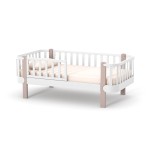 Veres Monaco | Верес Монако 160 - подростковая кровать (160x80 см), бук, антибактериальная краска с ионами серебра • Cappuccino White | Капучино-белый