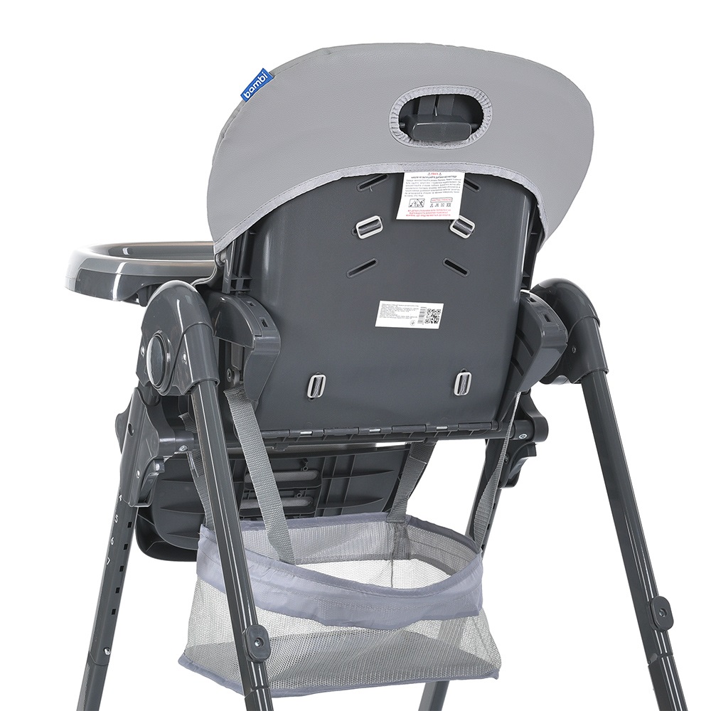 Стільчик для годування Bambi M 3233L-G Gray Стільчик для годування Bambi M 3233L-G Gray
