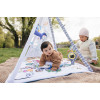 Hauck 1st Tent - многофункциональный игровой коврик с навесом от солнца • White