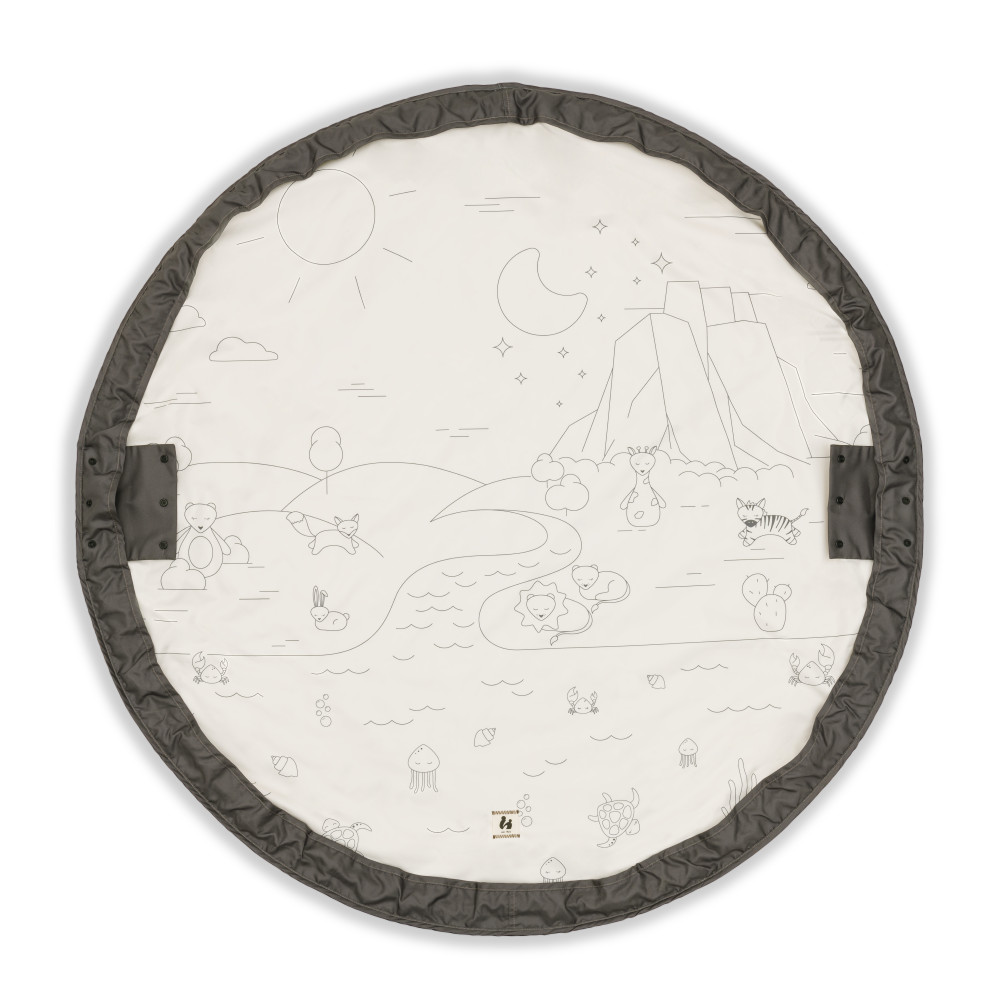 Hauck Play N Tidy - игровой коврик-сумка • Dark Grey