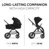 Hauck Walk N Care Air - универсальная коляска 2в1 с реверсивным блоком и большими колесами • Black