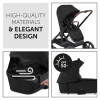 Hauck Walk N Care Air - универсальная коляска 2в1 с реверсивным блоком и большими колесами • Black