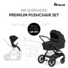 Hauck Walk N Care Air - универсальная коляска 2в1 с реверсивным блоком и большими колесами • Black