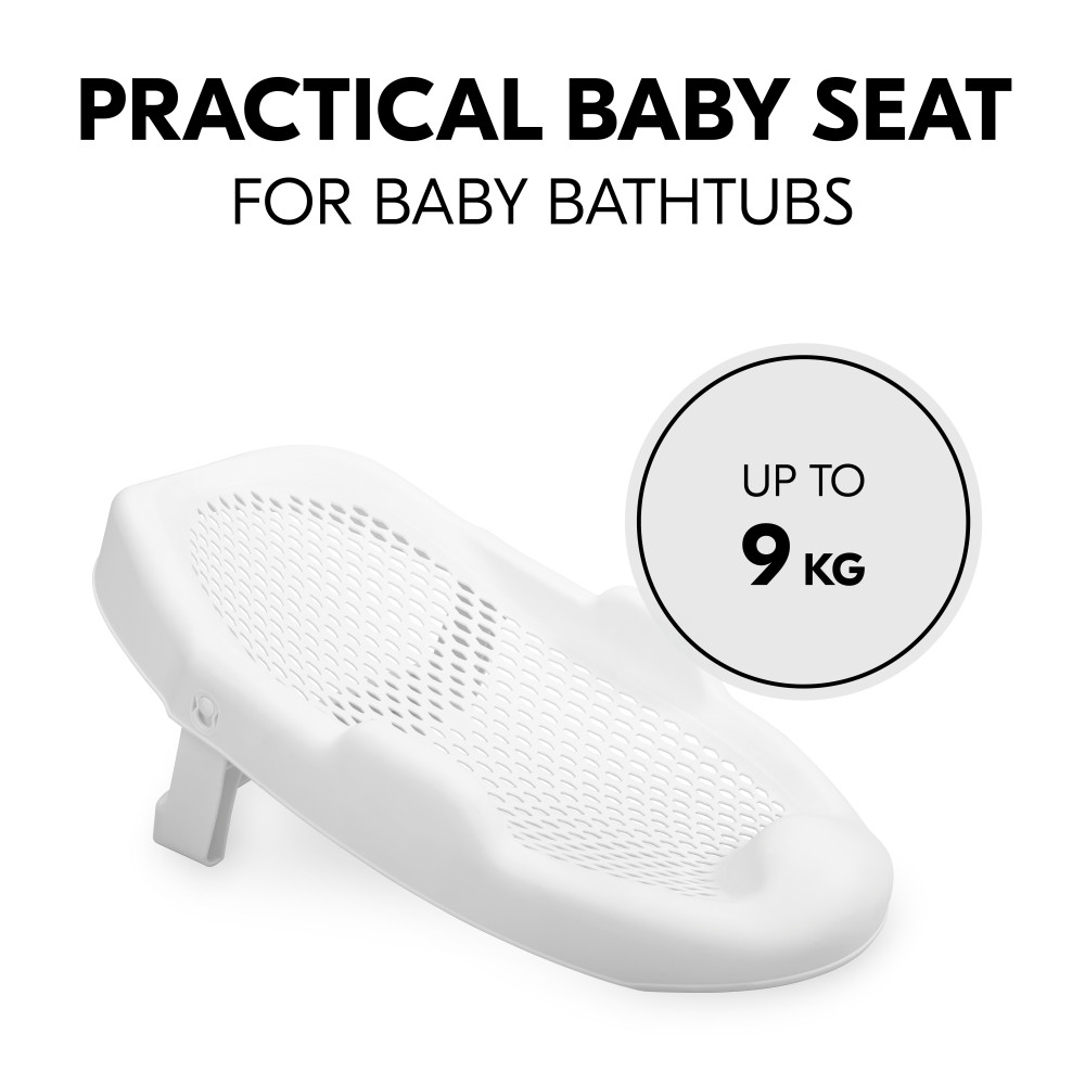 Hauck Bathtub Baby Inlay - сиденье для ванночки для безопасного купания • White