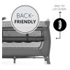 Hauck Sleep N Play - детский манеж-кроватка для путешествий • Nordic Grey