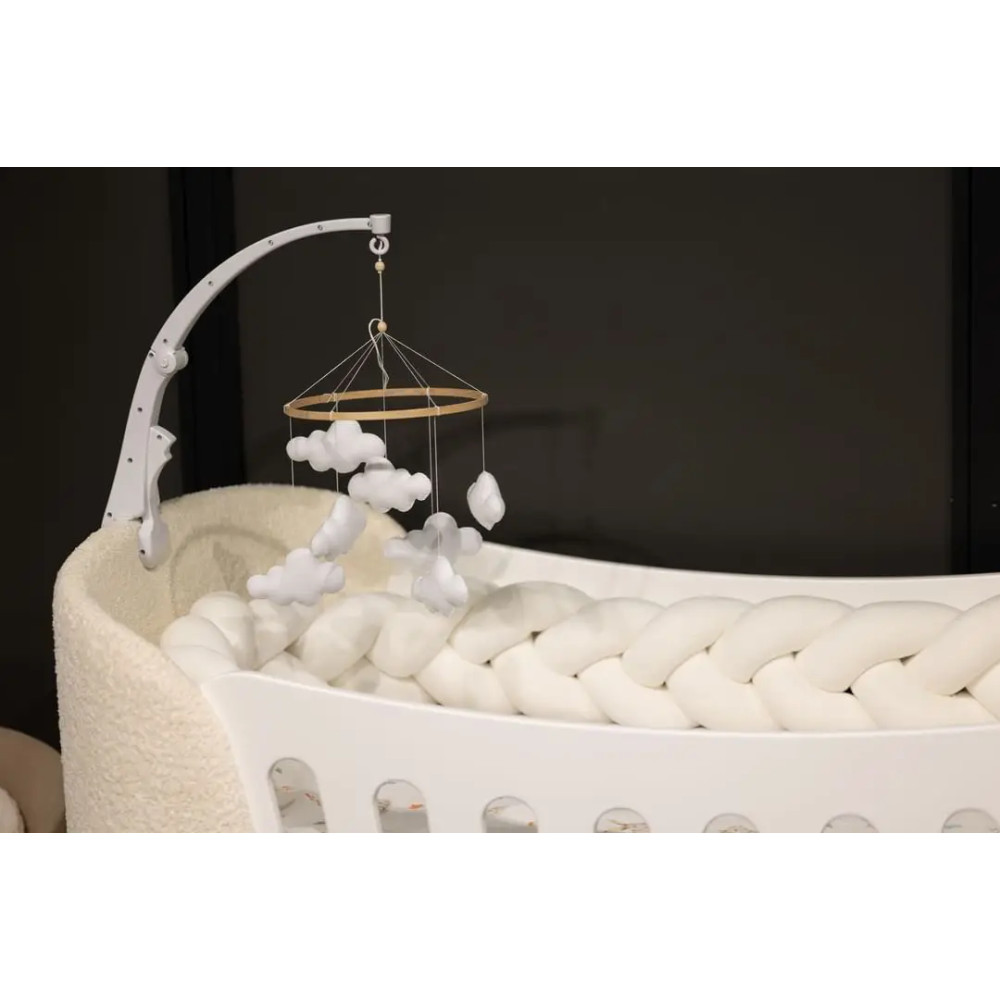 Ingvart Fly Bed - ліжечко, букле / букле Зайченя • White Ingvart Fly Bed - ліжечко, букле / букле Зайченя • White