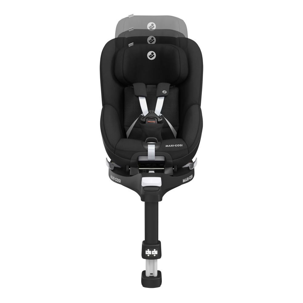 Maxi-Cosi Pearl 360 2 - вращающееся автокресло для детей (от 3 месяцев до 4 лет / 61 - 105 см) • Authentic Black