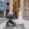 Adamex Nola - детская коляска 2 в 1, многофункциональная коляска для новорожденных • Graphite (PS-113)